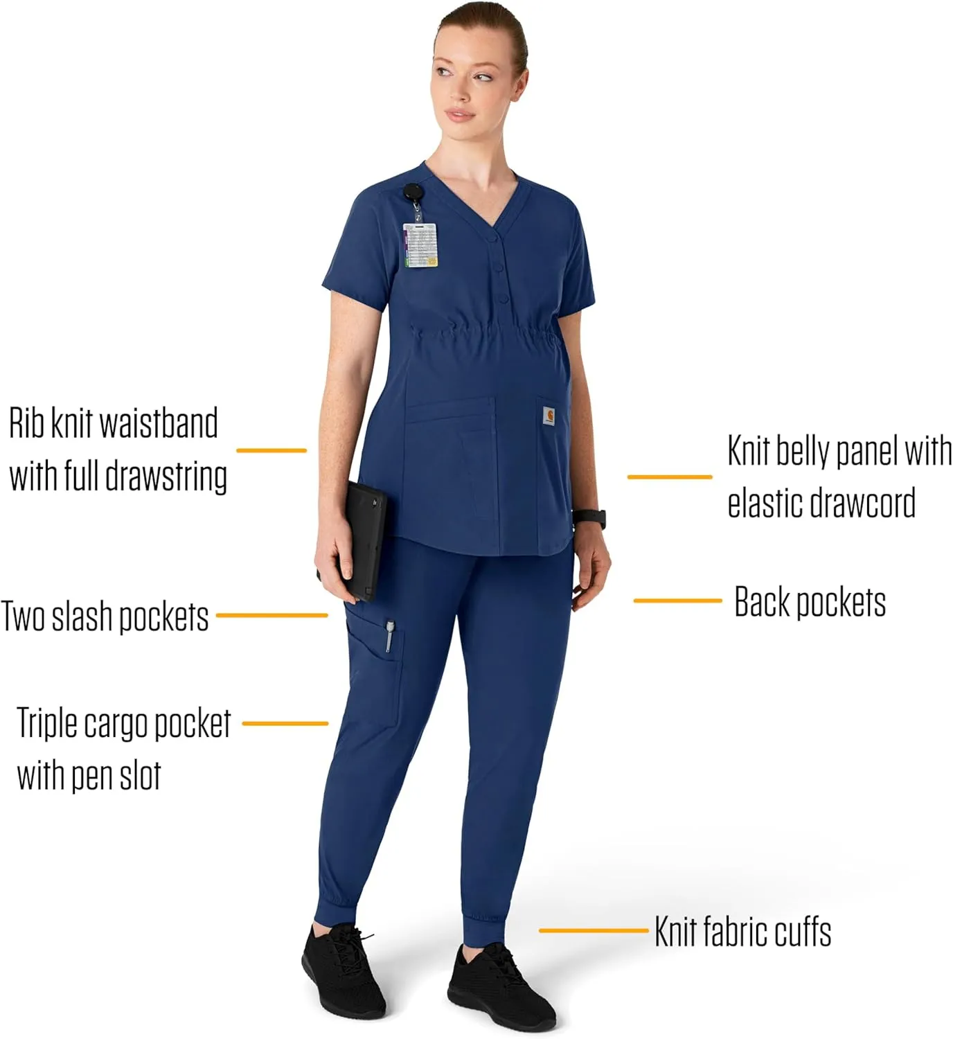 Carhartt Women's Maternity Jogger Scrub Pant