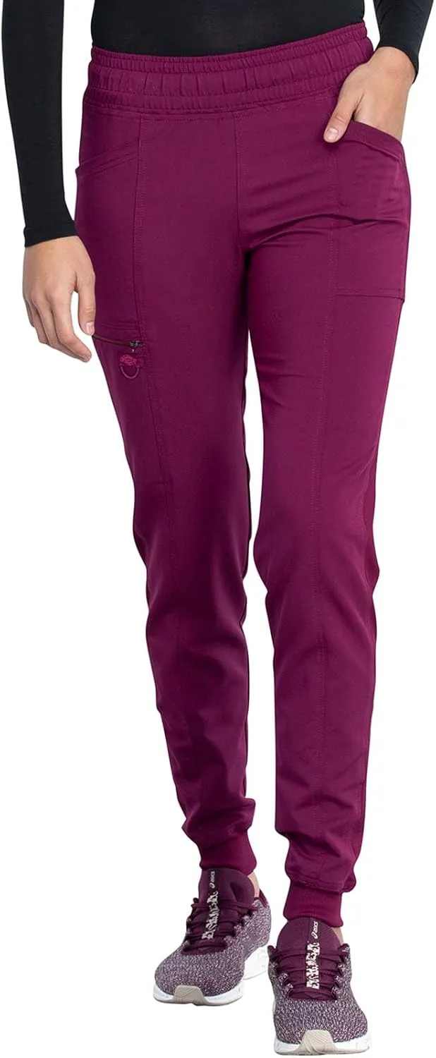 Dickies Women Scrub Pant Mid Rise Jogger with 5 Pocket and Elastic Waistband DK155