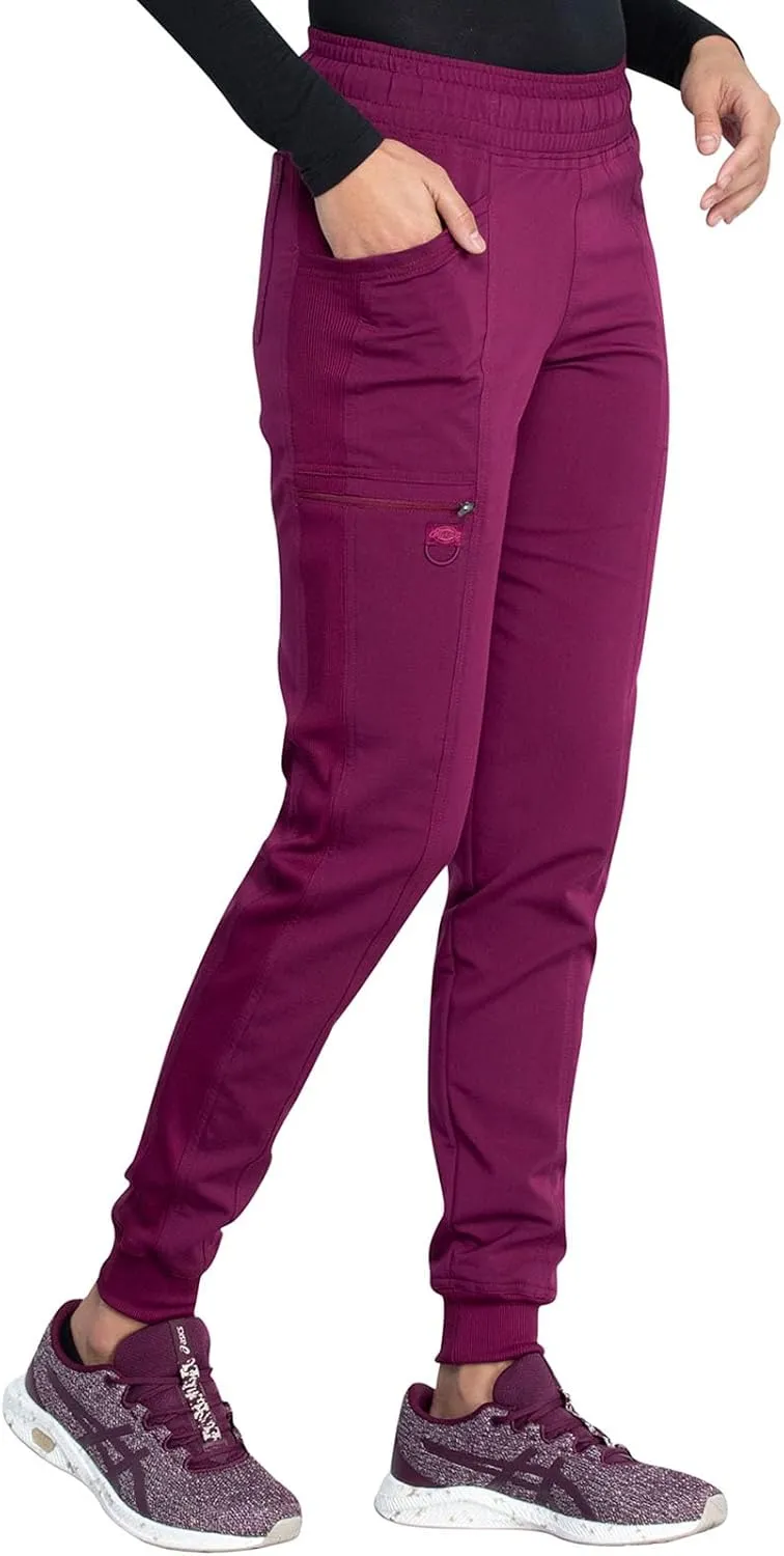 Dickies Women Scrub Pant Mid Rise Jogger with 5 Pocket and Elastic Waistband DK155