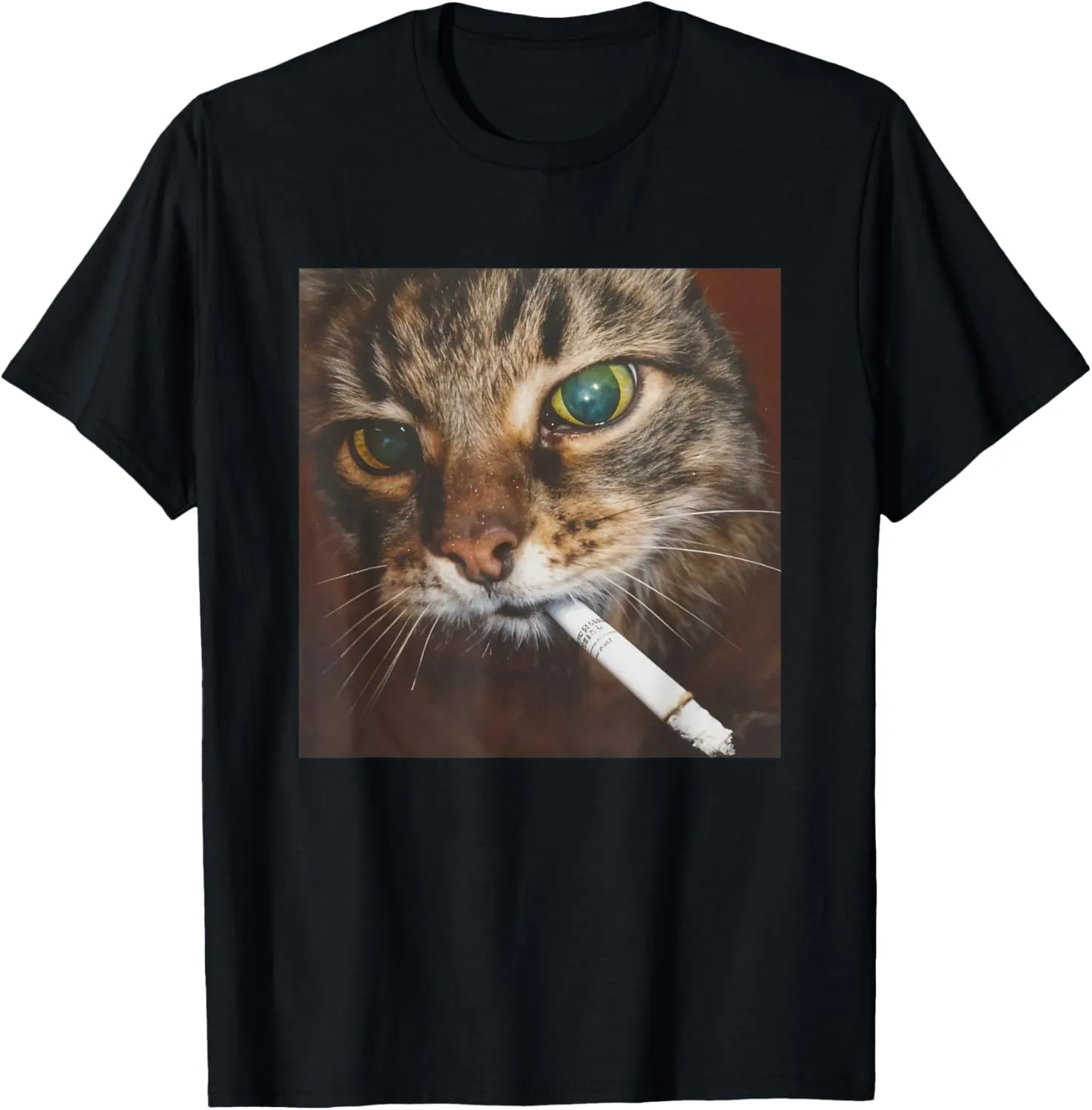 Funny Smoking Cat Meme T-Shirt