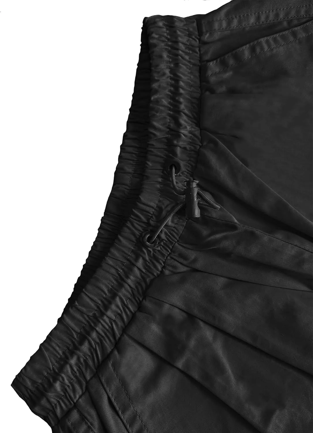 Girls Cargo Pants Elastic Waist Drawstring with Pockets Pants, 6-14 Years