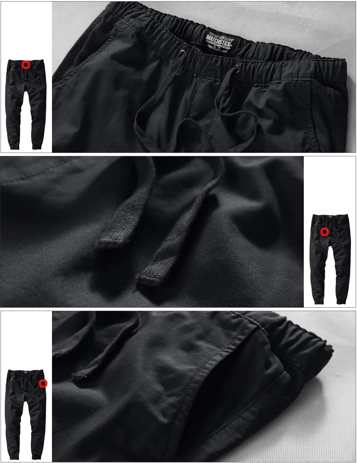 Match Men's Chino Jogger Pants