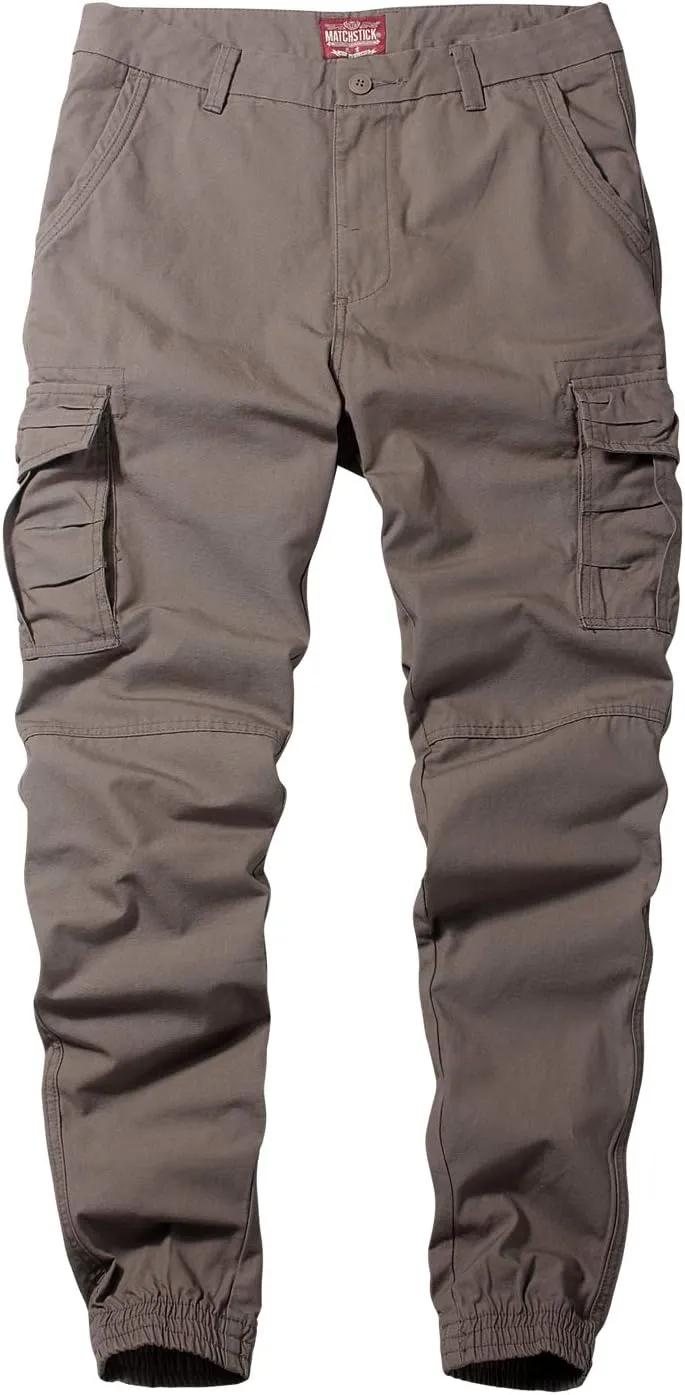 Match Mens Twill Jogger Pants