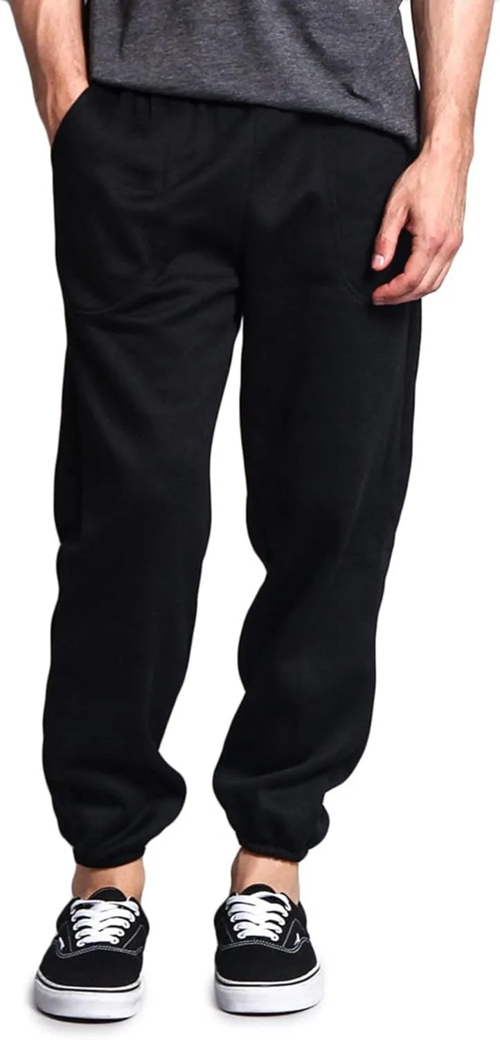 Men's Basic Fleece Jogger Sweatpants