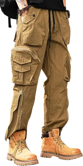 MOKEWEN Men's Jogger Streetwear Jogger Casual Harem Cargo Ankle Harem Pants