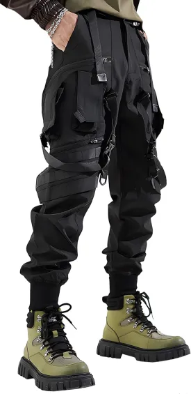 MOKEWEN Men's Jogger Streetwear Jogger Casual Harem Cargo Ankle Harem Pants