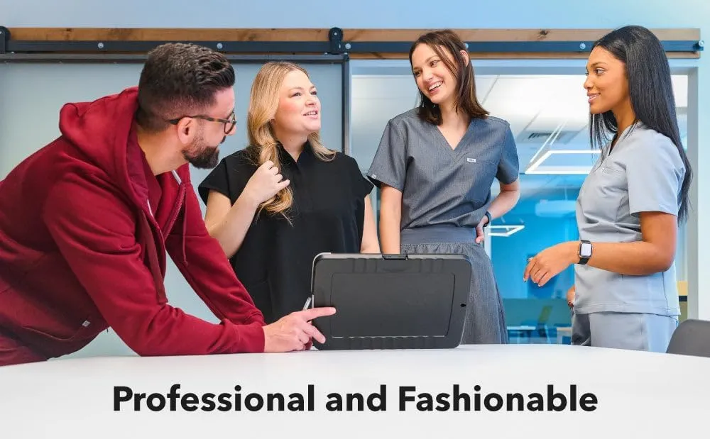 Peelz Mike Fly Front 4-Pocket Jogger Scrub Pants for Men - Soft Stretch Fabric, Mens Scrubs, Slim Fit