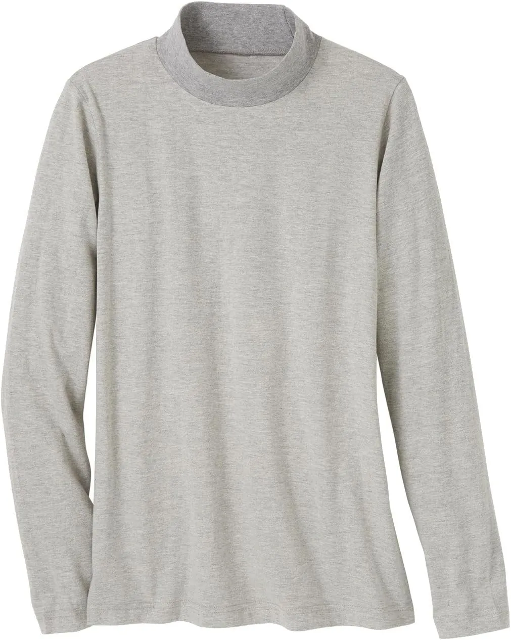 Turtle Bay New York All Season Women's Long Sleeve Cotton Blend Mock Neck Tops in 5 Attractive Colours and Plus Sizes