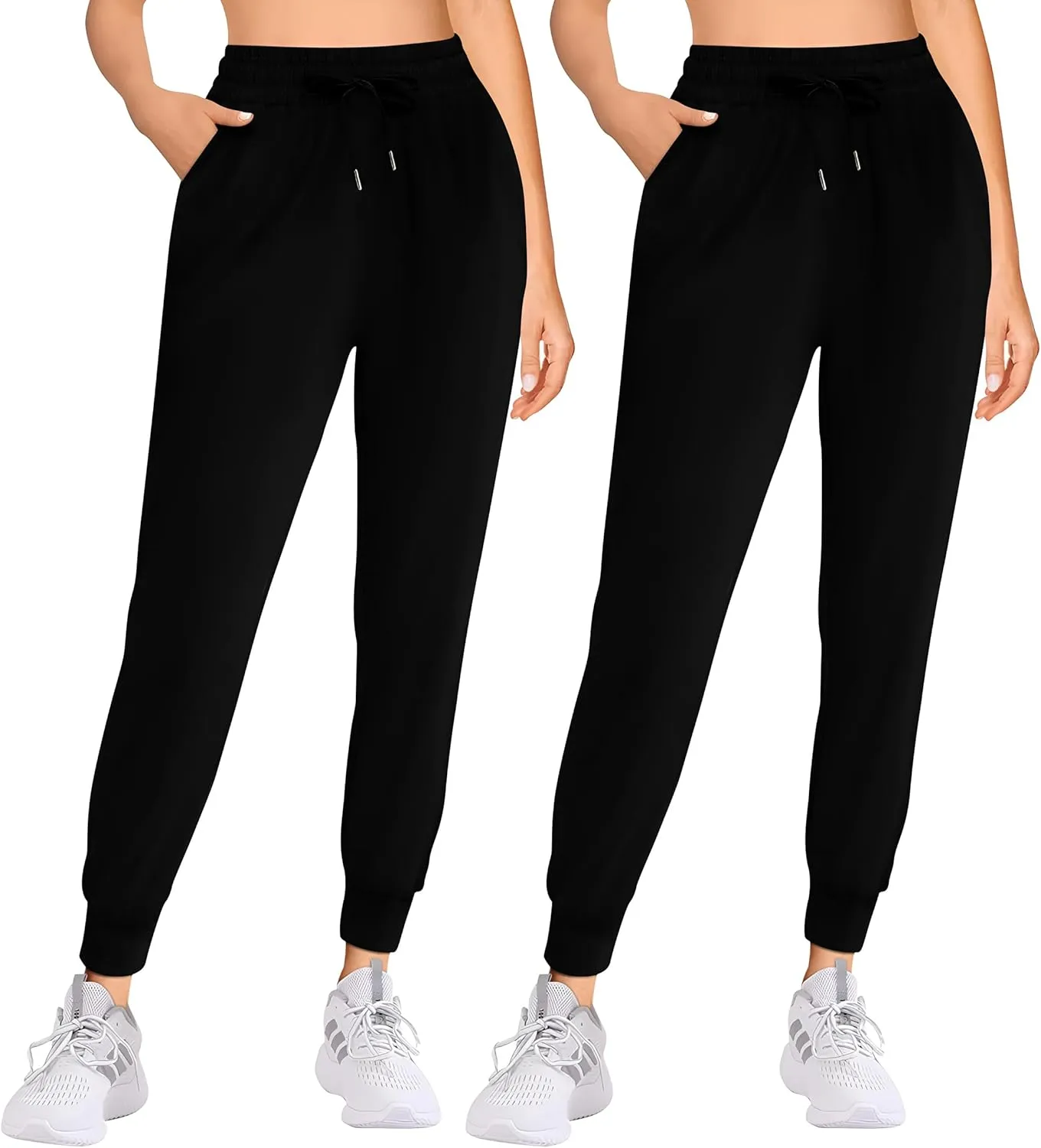 Women's Joggers with Pockets Sweatpants for Women Lounge Workout Jogger Pants for Yoga Running Athletic Leggings