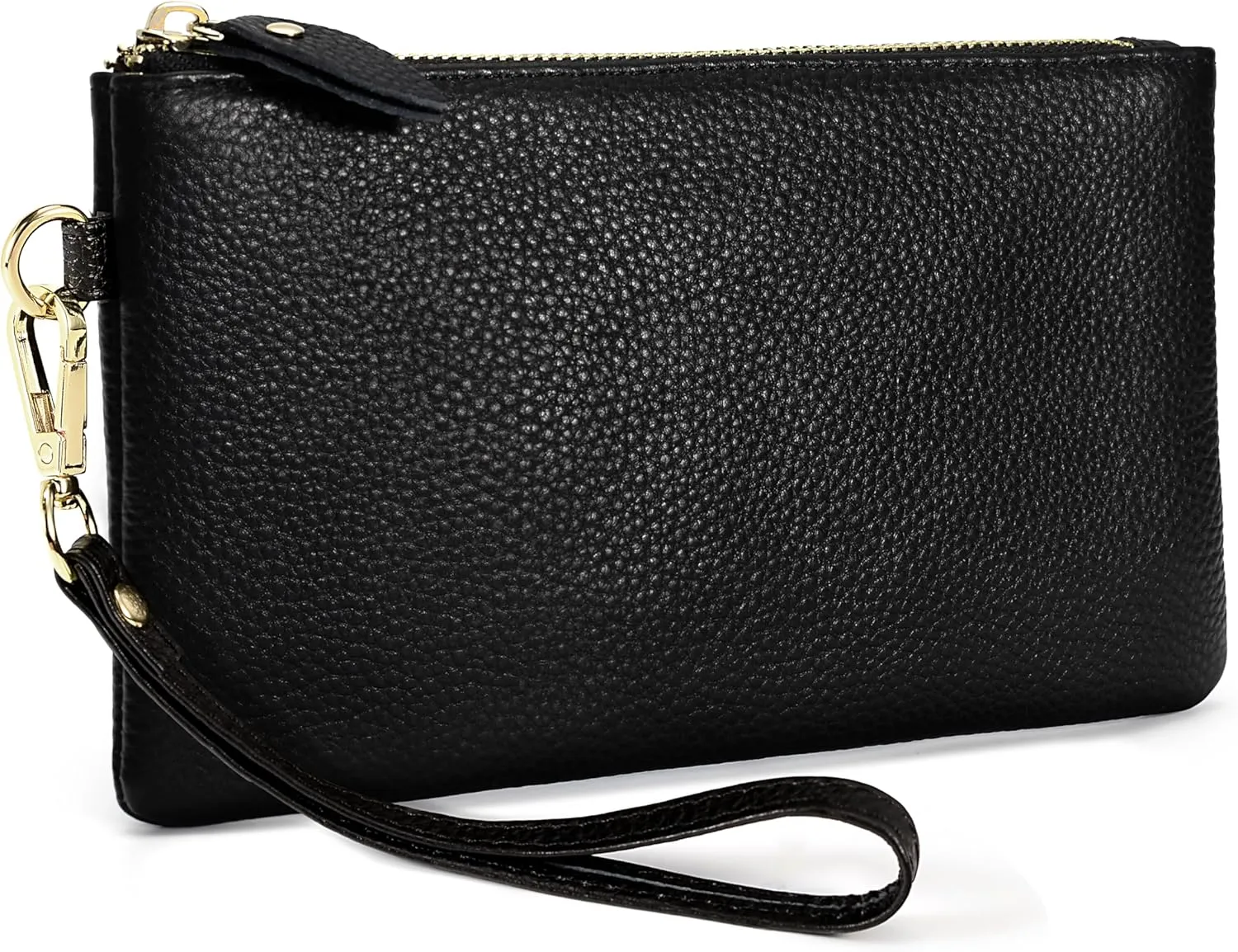 YALUXE Genuine Leather Wristlet Handbags Purses Cell Phone Pocket Clutch Wallet Crossbody Bags for Women